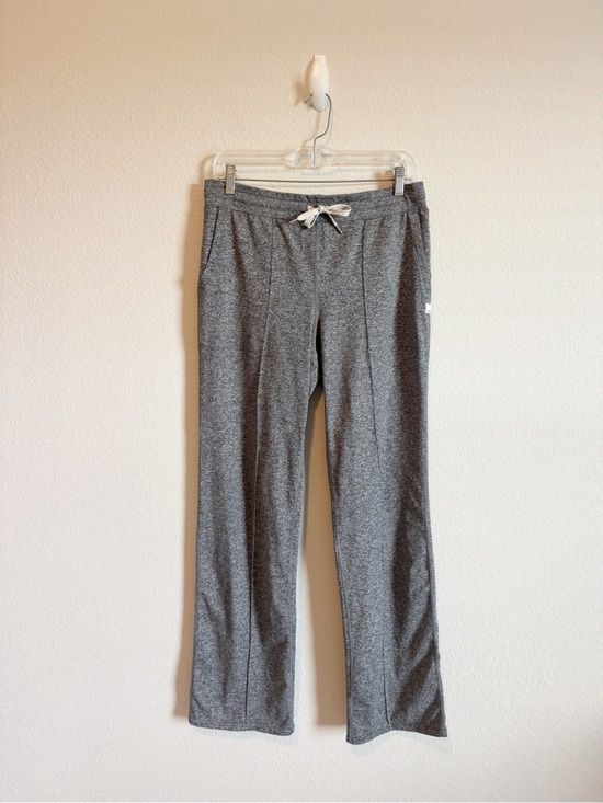 Vuori Pants - Vuori Women's Heather Grey Halo Essential Wide Leg Flare Pants Size Medium